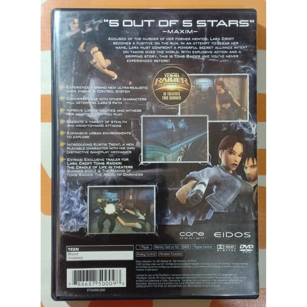 Lara Croft Tomb Raider: The Angel of Darkness (PS2)